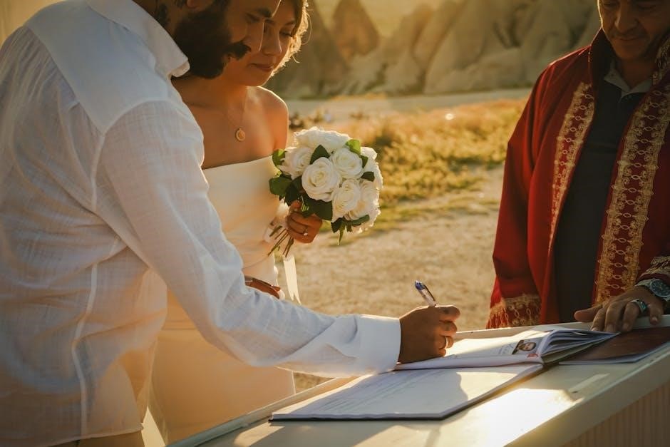 wedding officiant questionnaire pdf